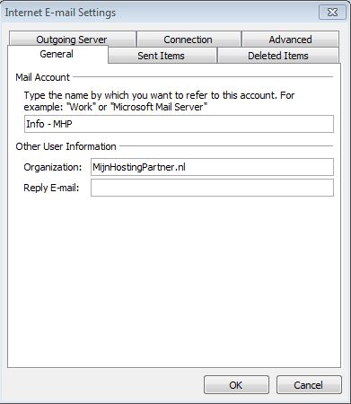 E-mail instellen - Outlook 2010
